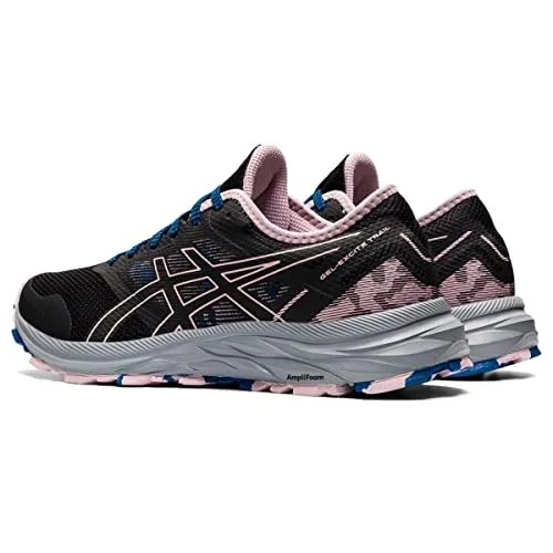 ASICS Women's Gel-Excite Trail Running Shoes, 7, Black/Barely Rose