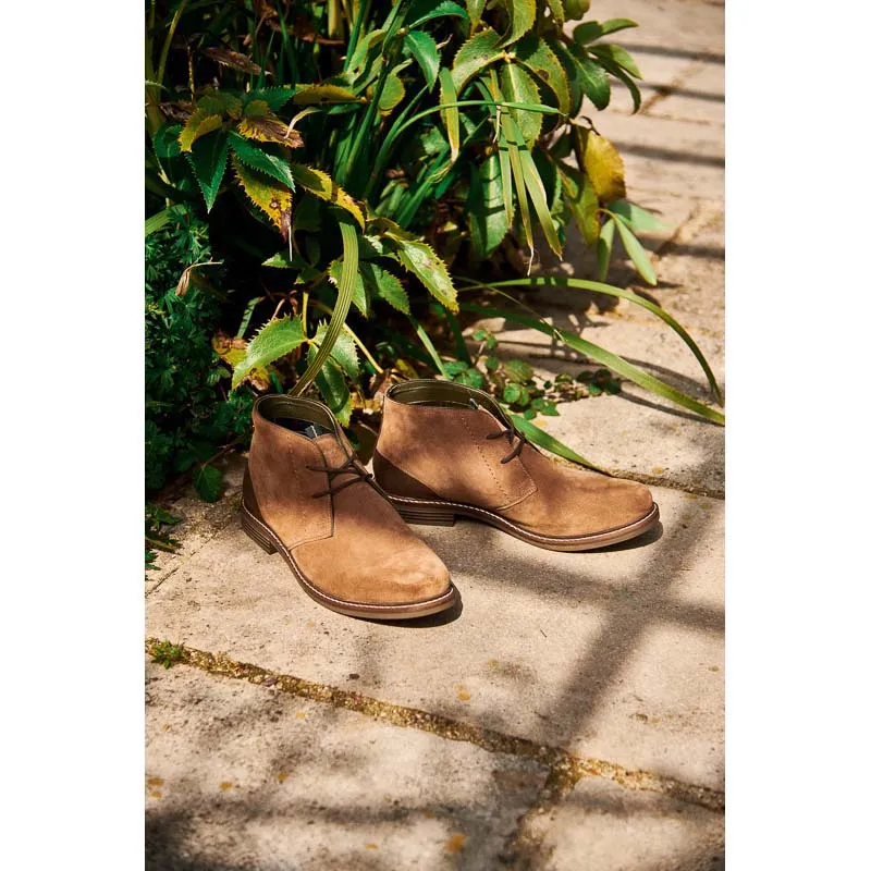 Barbour Readhead Mens Chukka Boot - Fawn Suede