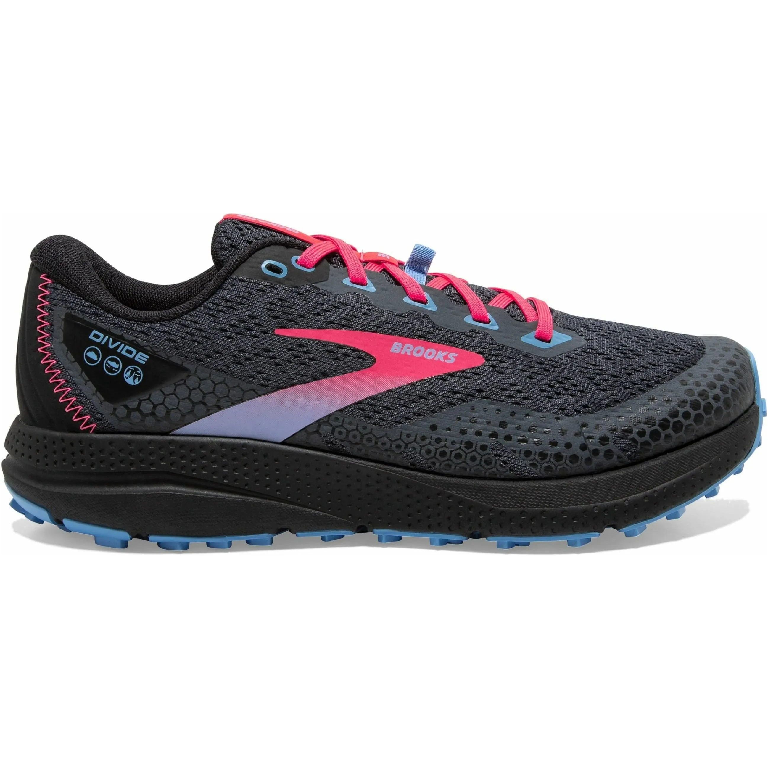 Brooks Divide 3 Womens Trail Running Shoes - Black