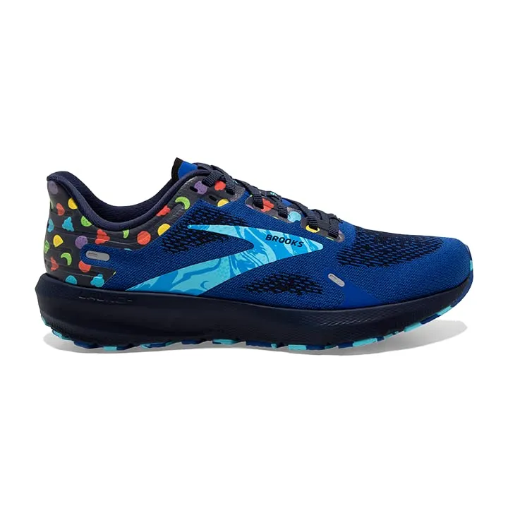 Brooks Women’s Launch 9 Neutral Running Shoe - Blue/Peacoat/Yellow - 9