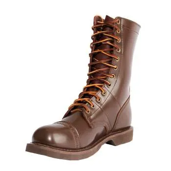 Brown Leather Jump Boot - 10 Inches