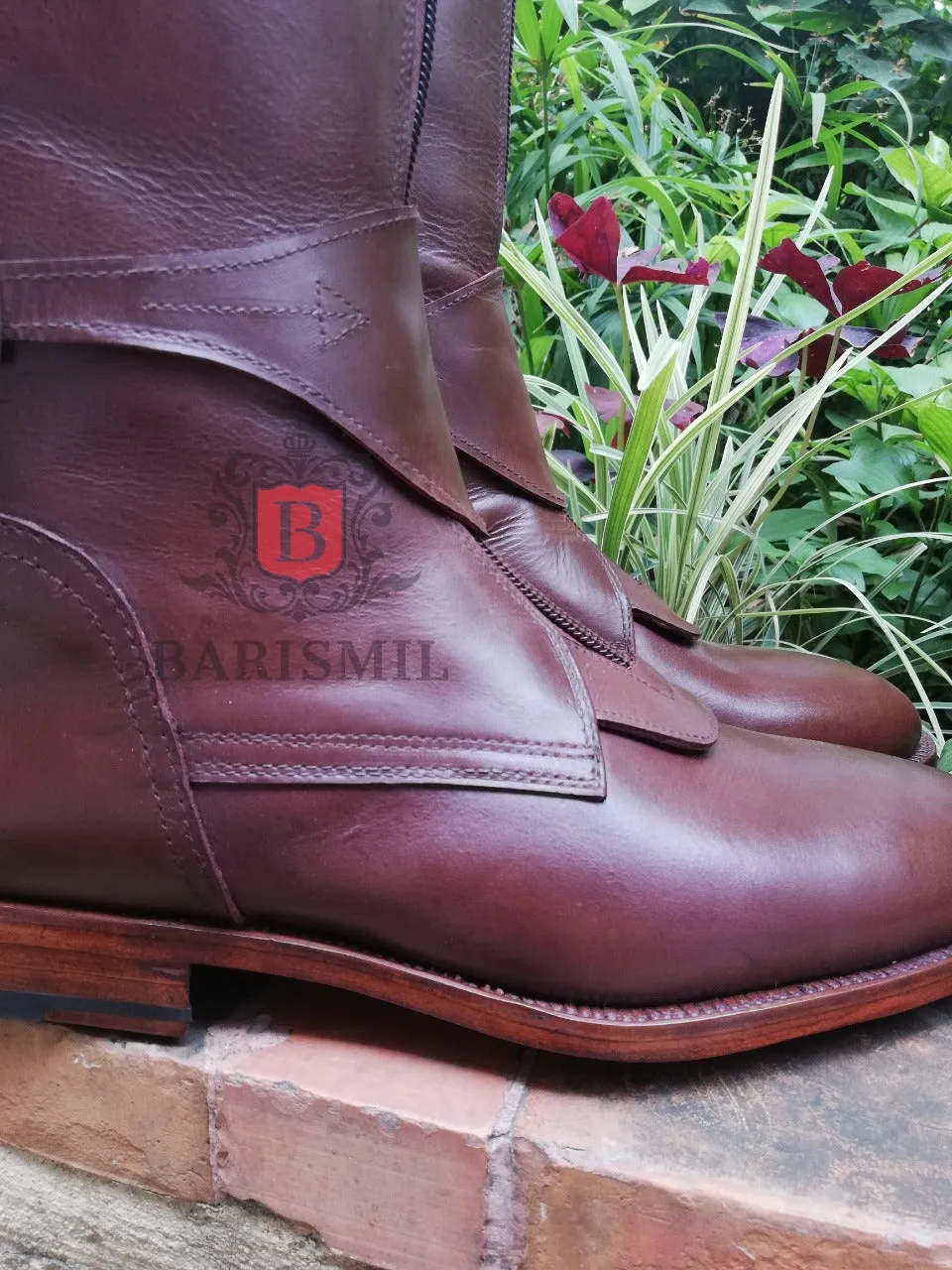 Equestrian - Brown Leather Riding Boots