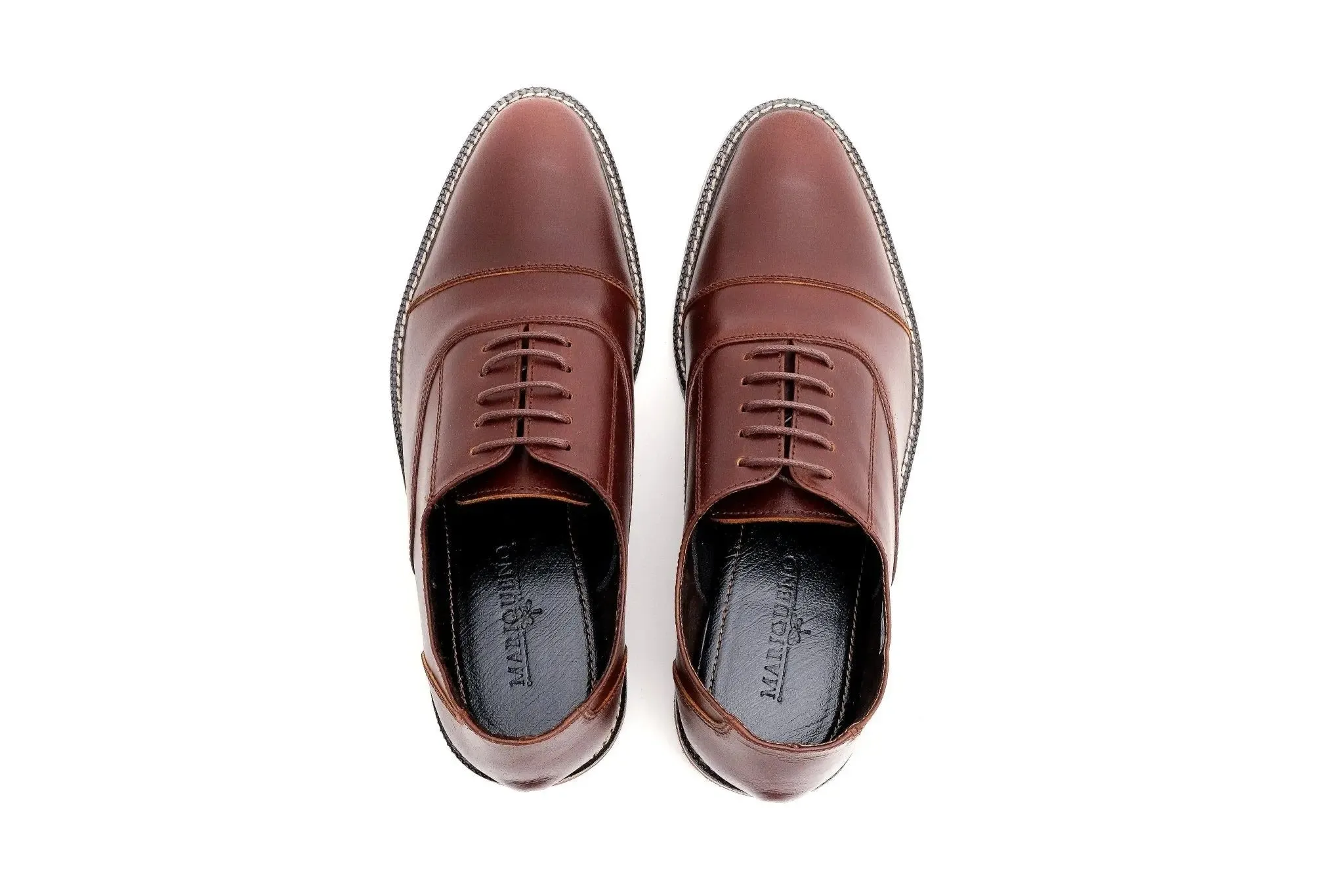 FELIX Cap Toe Plain Oxford - Walnut