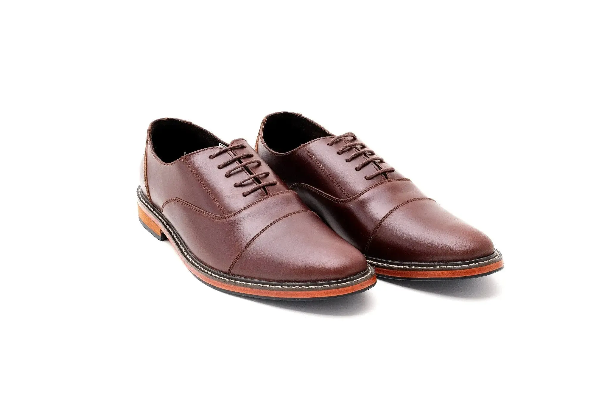 FELIX Cap Toe Plain Oxford - Walnut