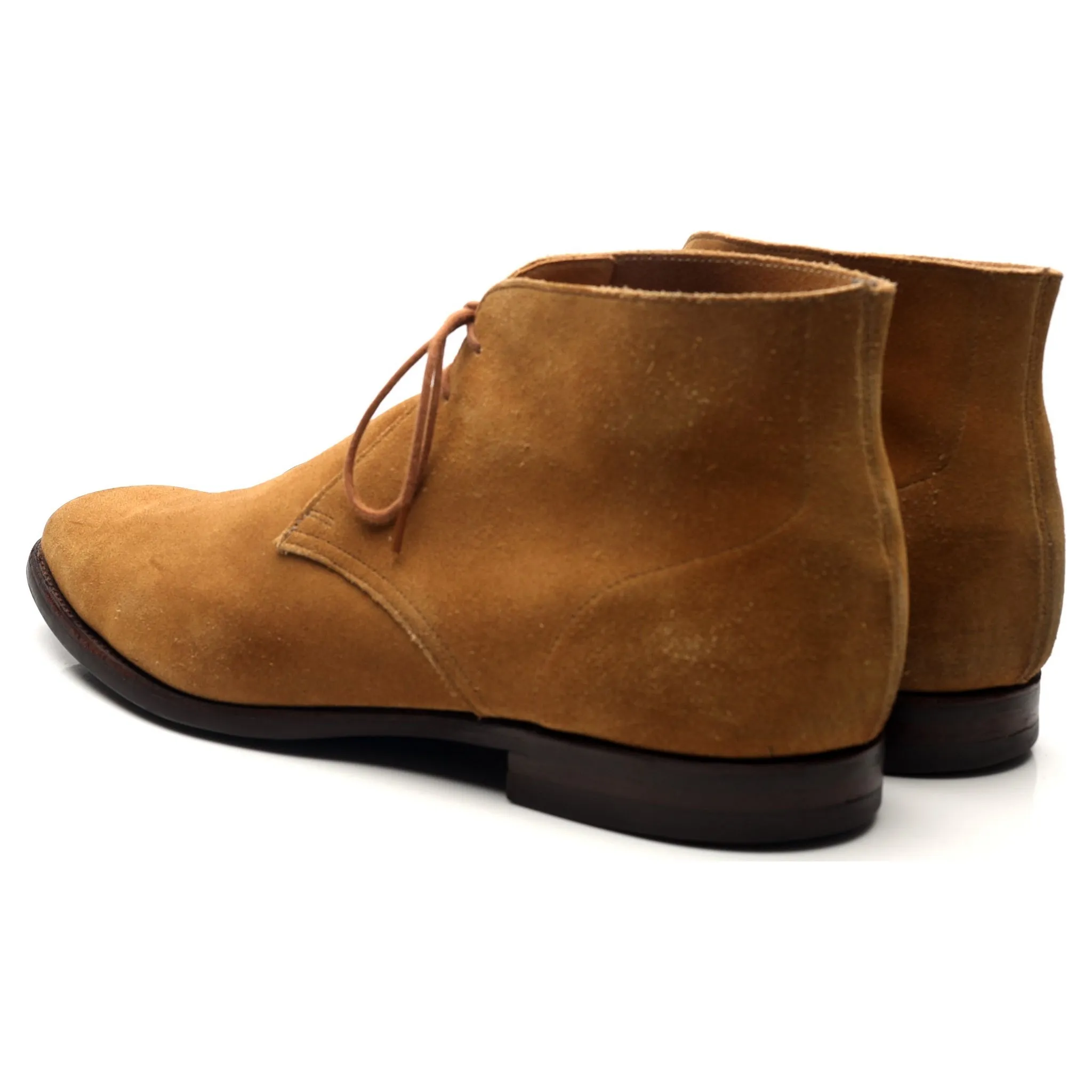 'Hayle' Tan Brown Suede Chukka Boots UK 11.5 E