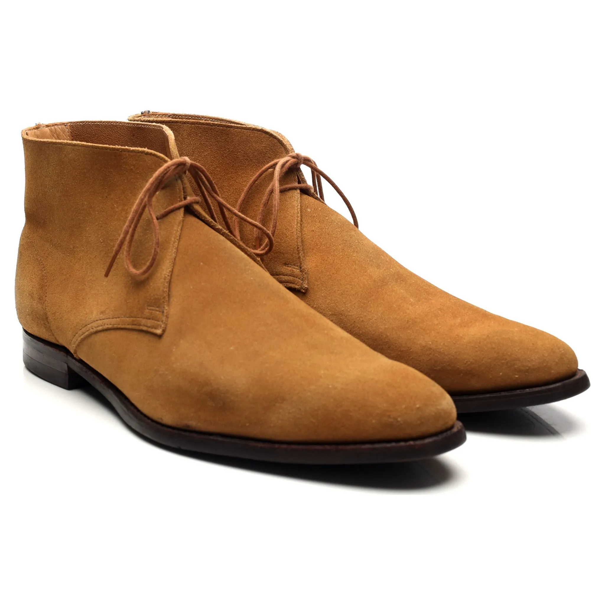 'Hayle' Tan Brown Suede Chukka Boots UK 11.5 E