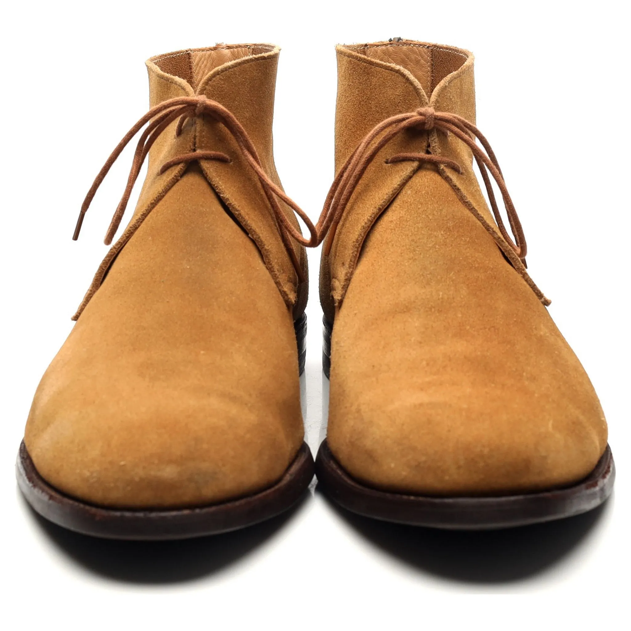 'Hayle' Tan Brown Suede Chukka Boots UK 11.5 E