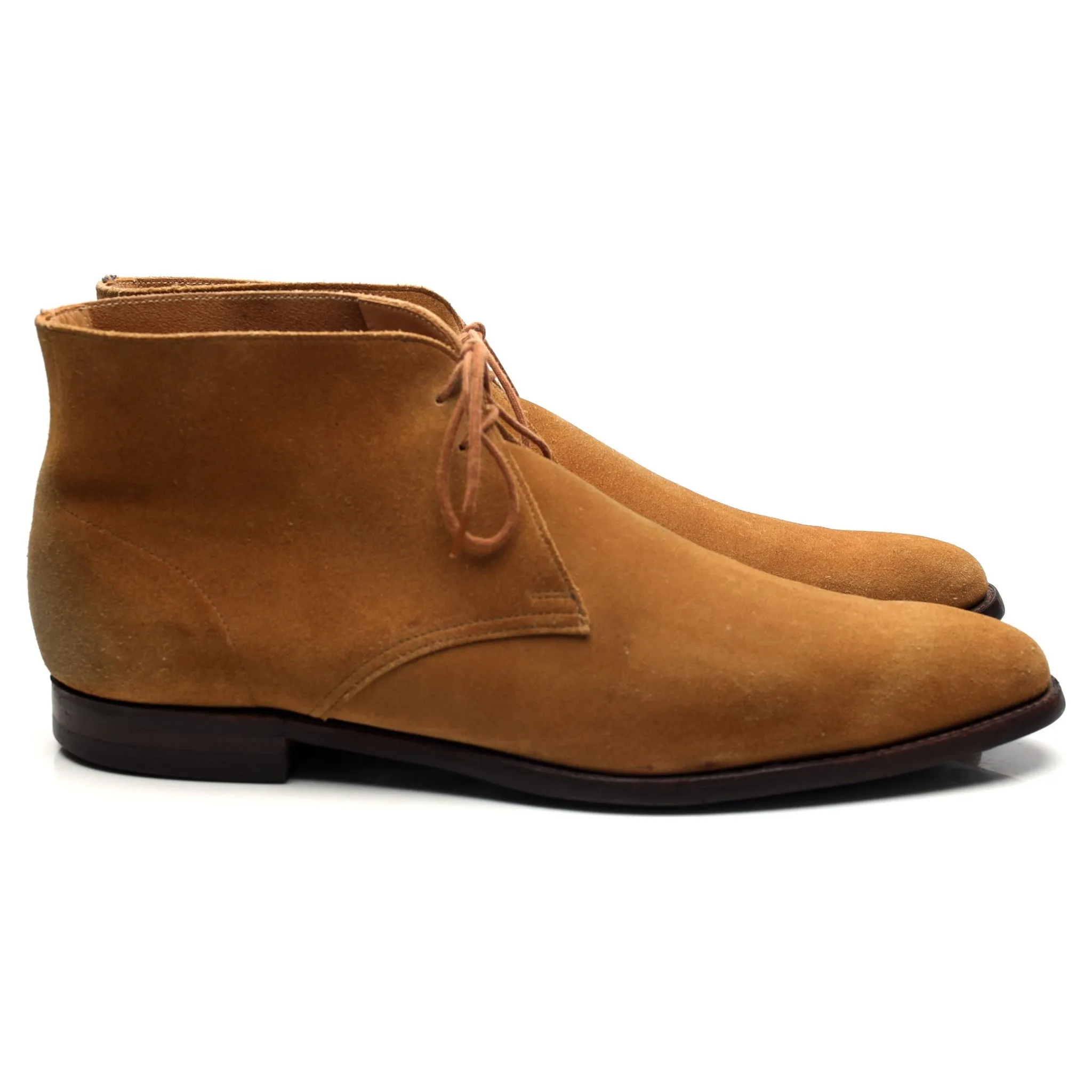 'Hayle' Tan Brown Suede Chukka Boots UK 11.5 E