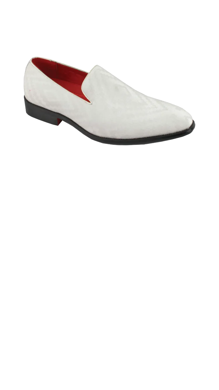 men's white slip on shoes luxury velvet loafer