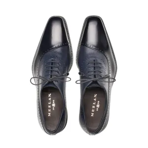 Mezlan Blue Dress Lace-Up Shoes Fashion Oxford