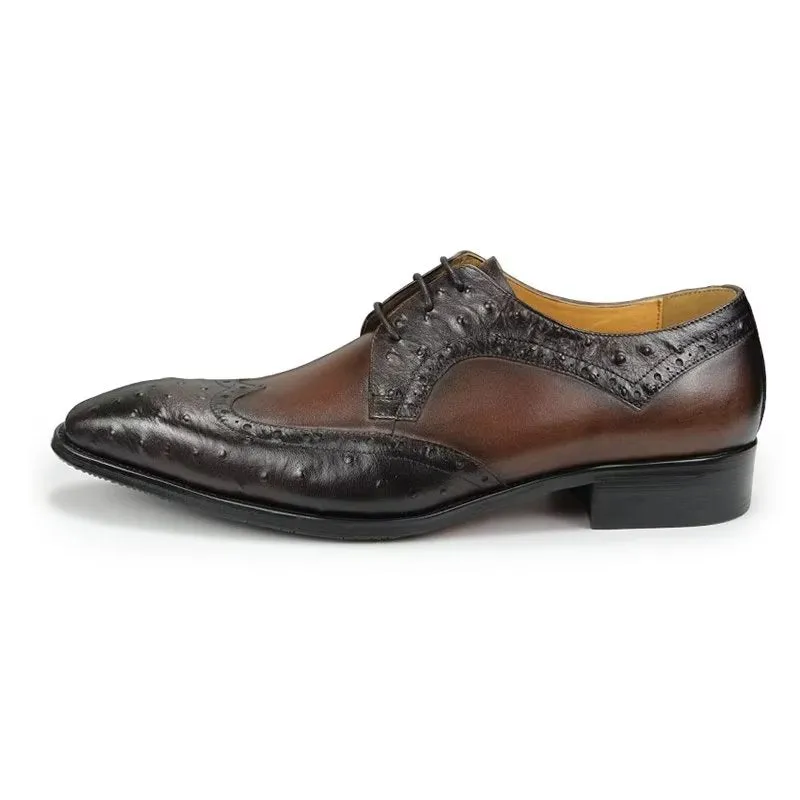 Modish Bespoke Brogue Leather Wedding Shoes