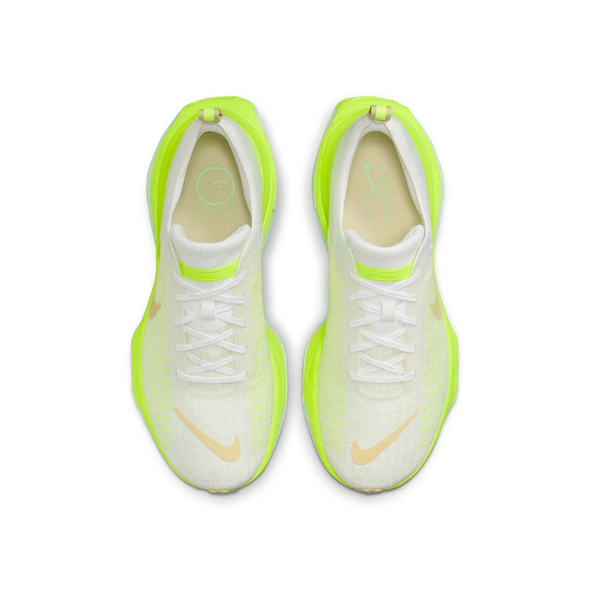 Nike | Men's Invincible 3 Road Running Shoes - White/Team Gold-Volt-Sail