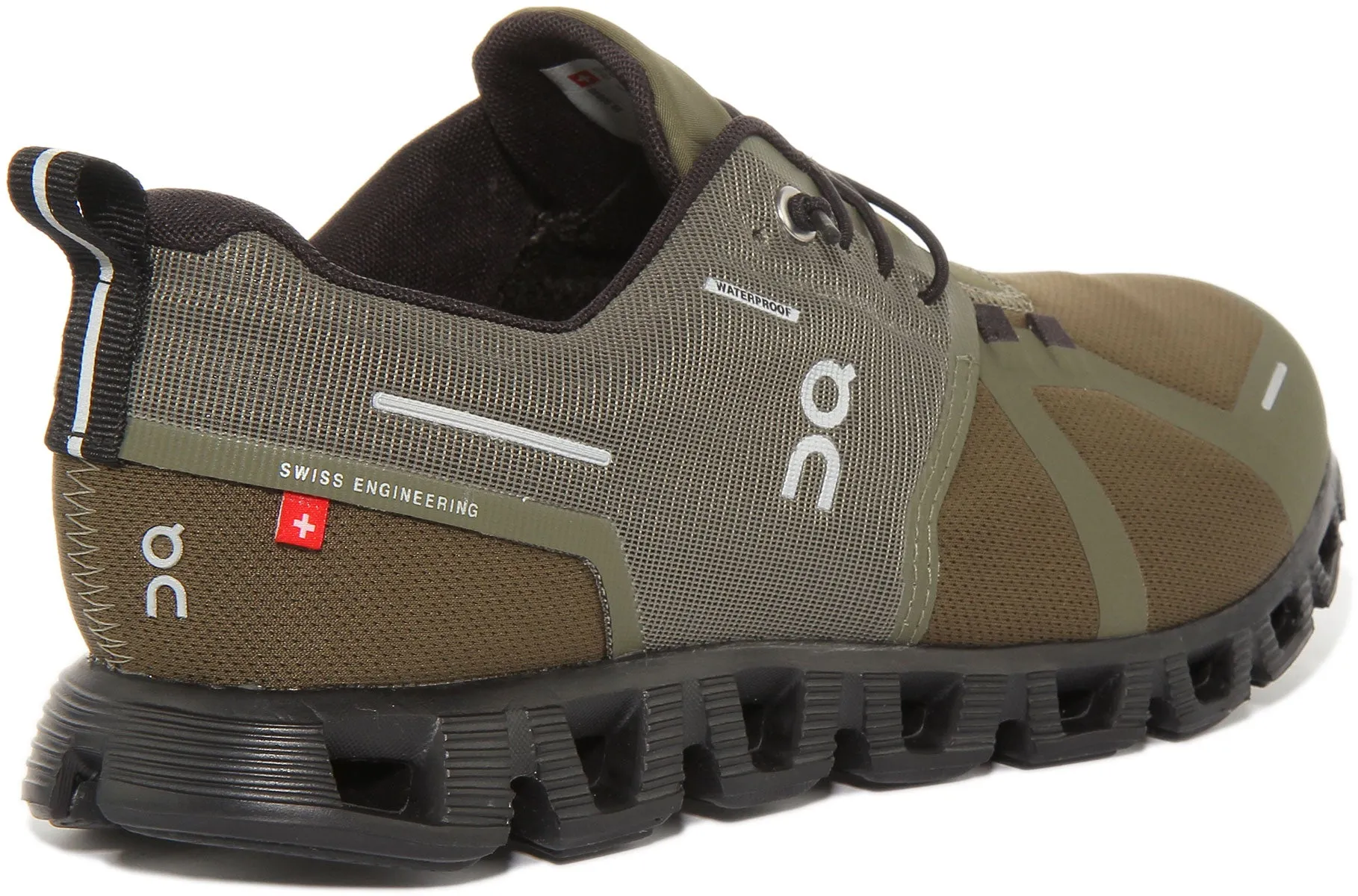 On Running Cloud 5 Waterproof In Olive For Men