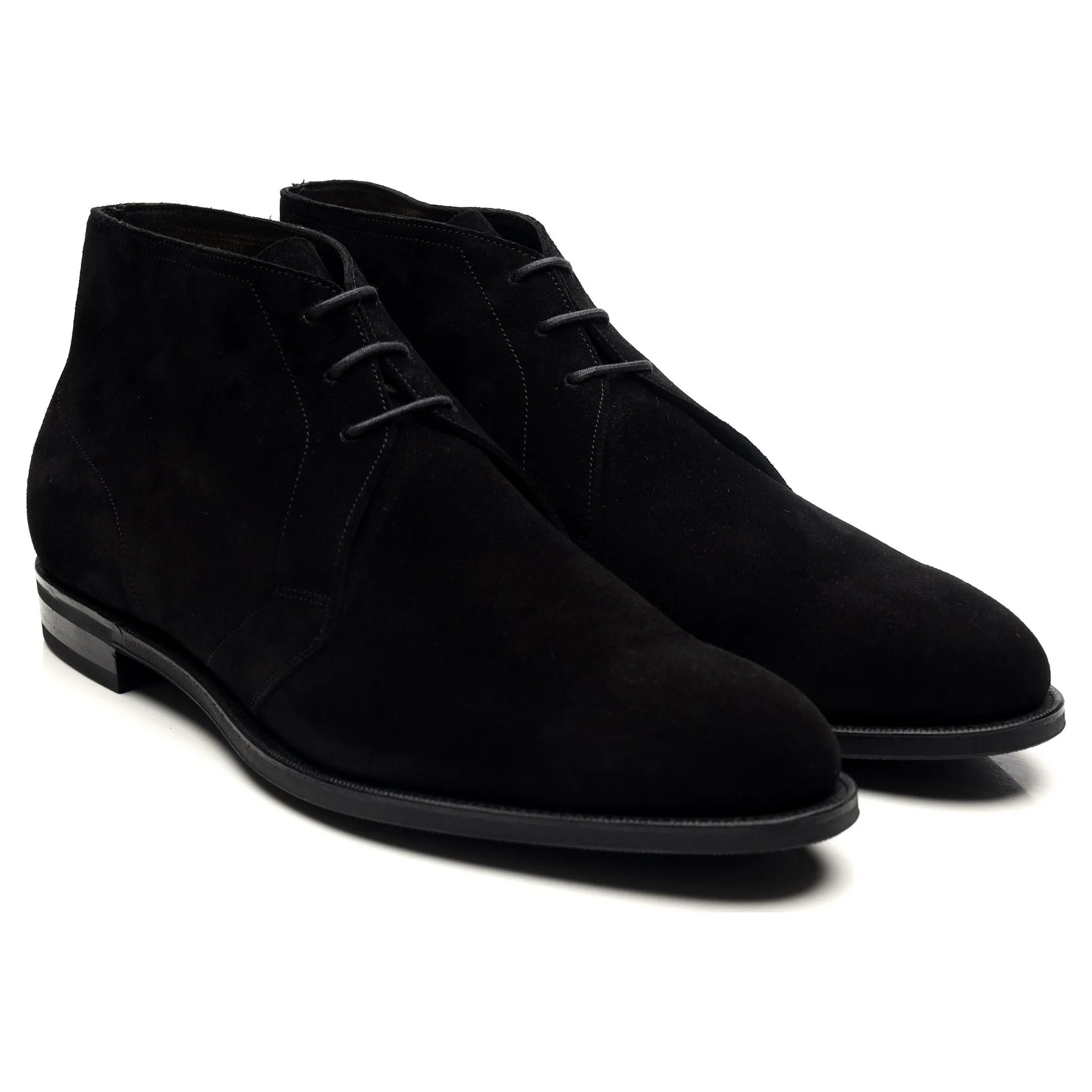 'Shanklin' Black Suede Chukka Boots UK 9 E