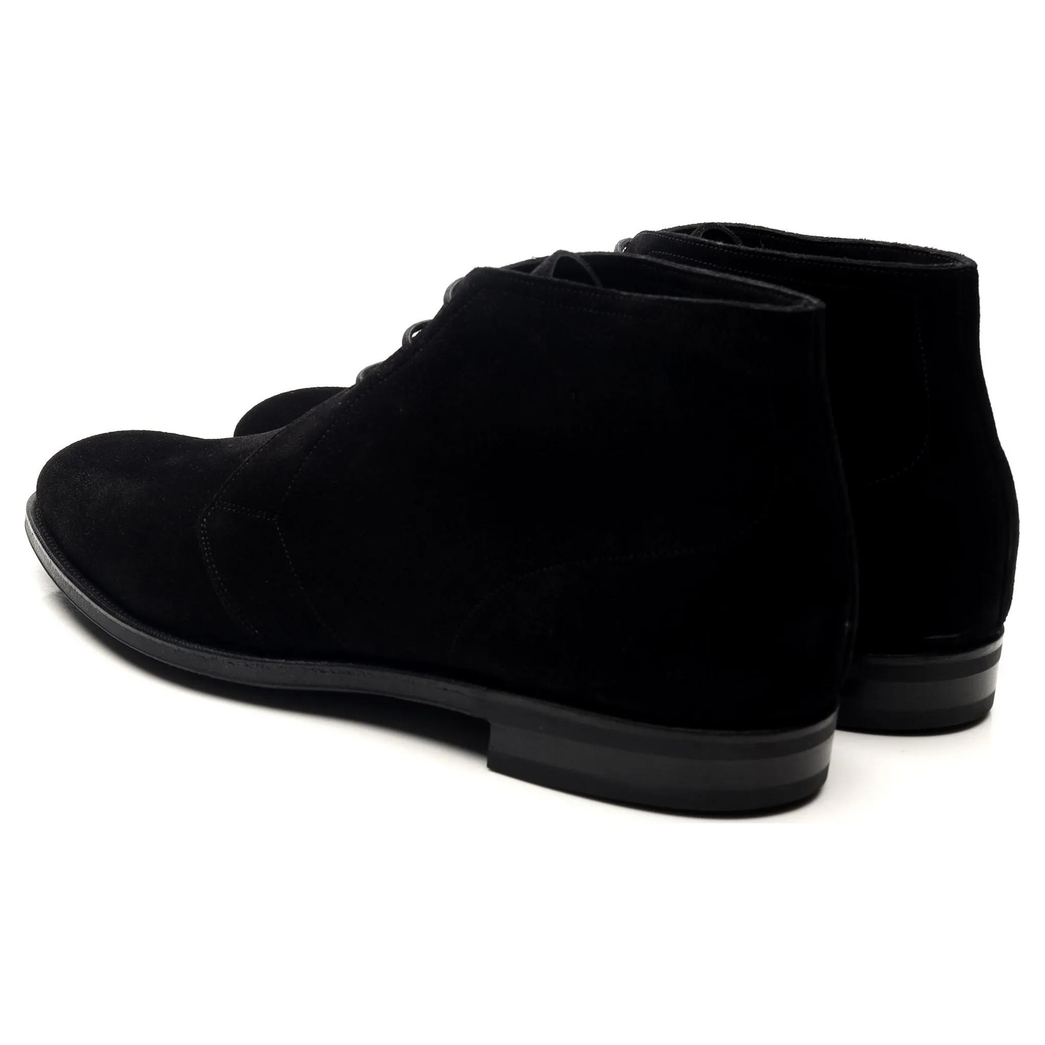 'Shanklin' Black Suede Chukka Boots UK 9 E