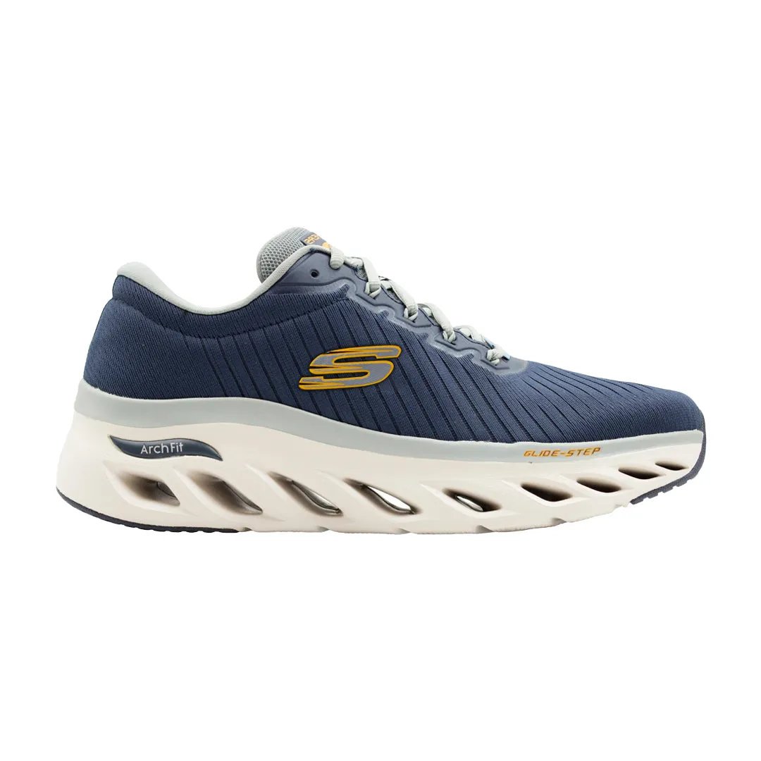 Skechers Men Shoes Arch Fit Glide-Step Navy/Gray 232318-NVGY