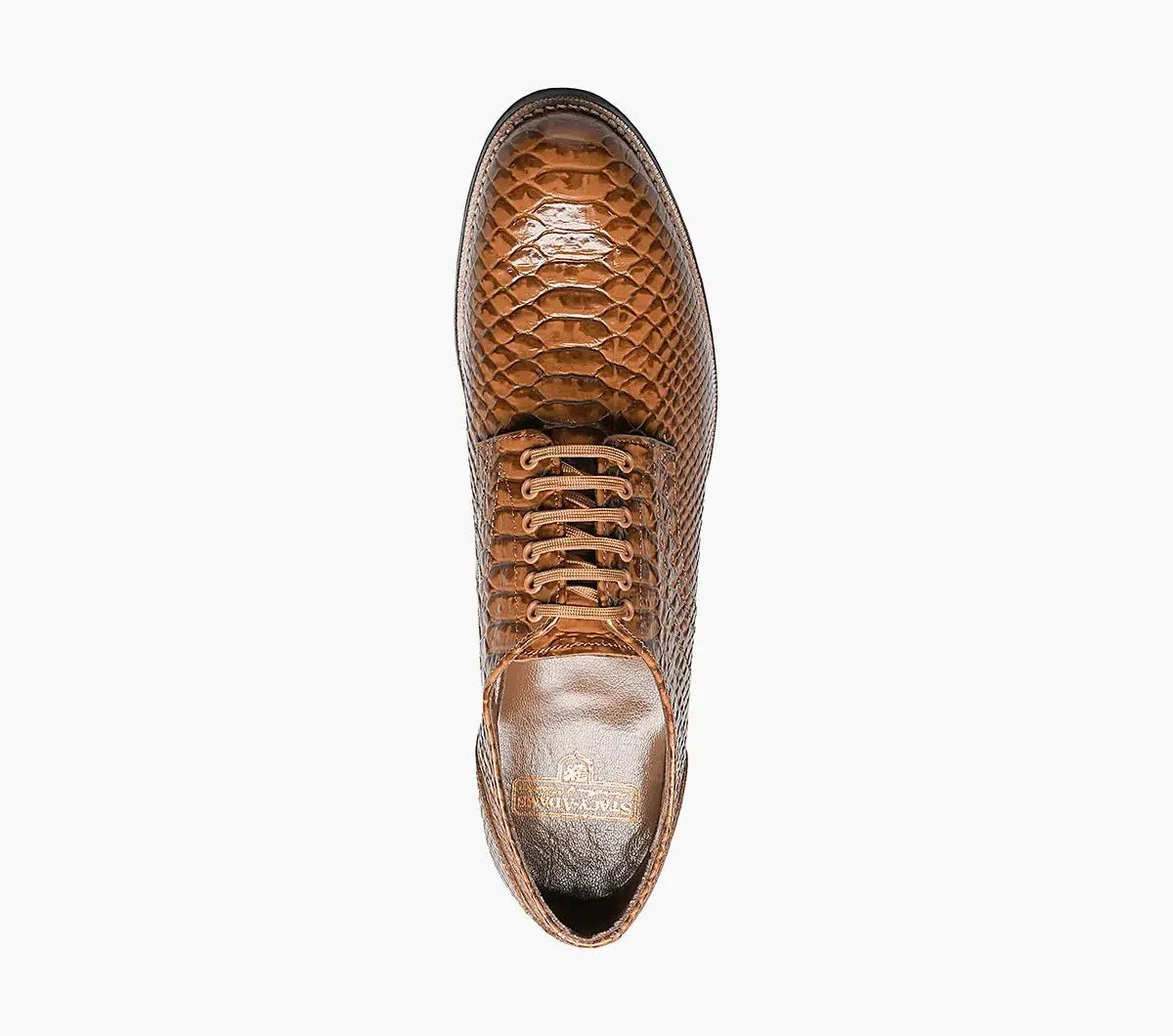 Stacy Adams Tan Madison Anaconda Plain Toe Oxford Men's shoe