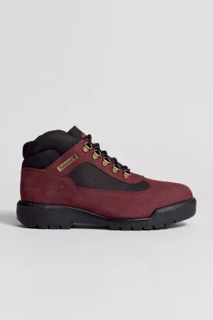 Timberland FIELD BOOT WP L/F MID Men’s -BURGUNDY NUBUCK