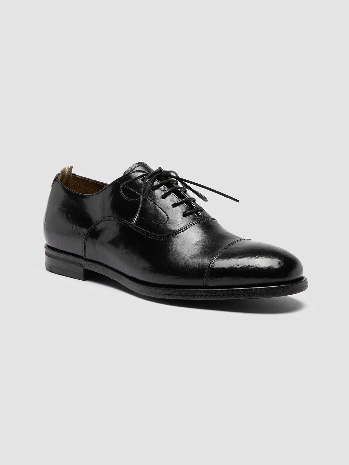 VANDERBILT CAOU 011 - Black Leather Oxford Shoes